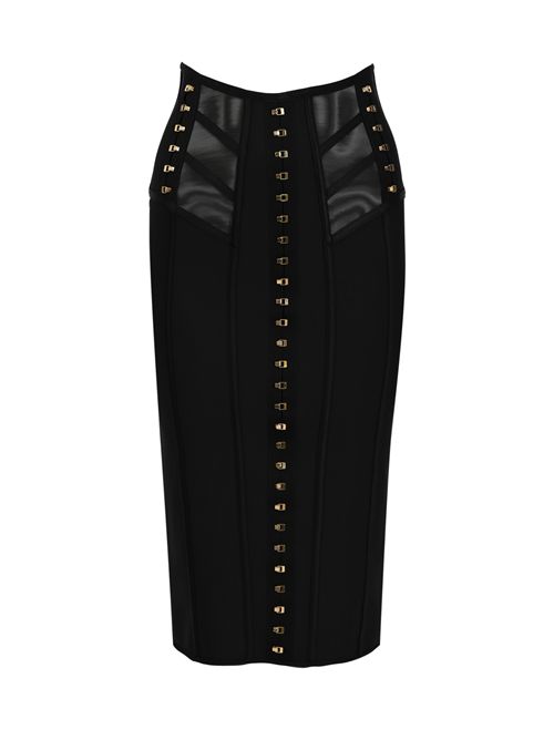 Gonna bustier in tessuto bielastico e tulle Elisabetta Franchi | GO17962E2110